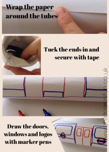 Make a tube train out of a tube | tube stikes | Make a Train out of toilet roll