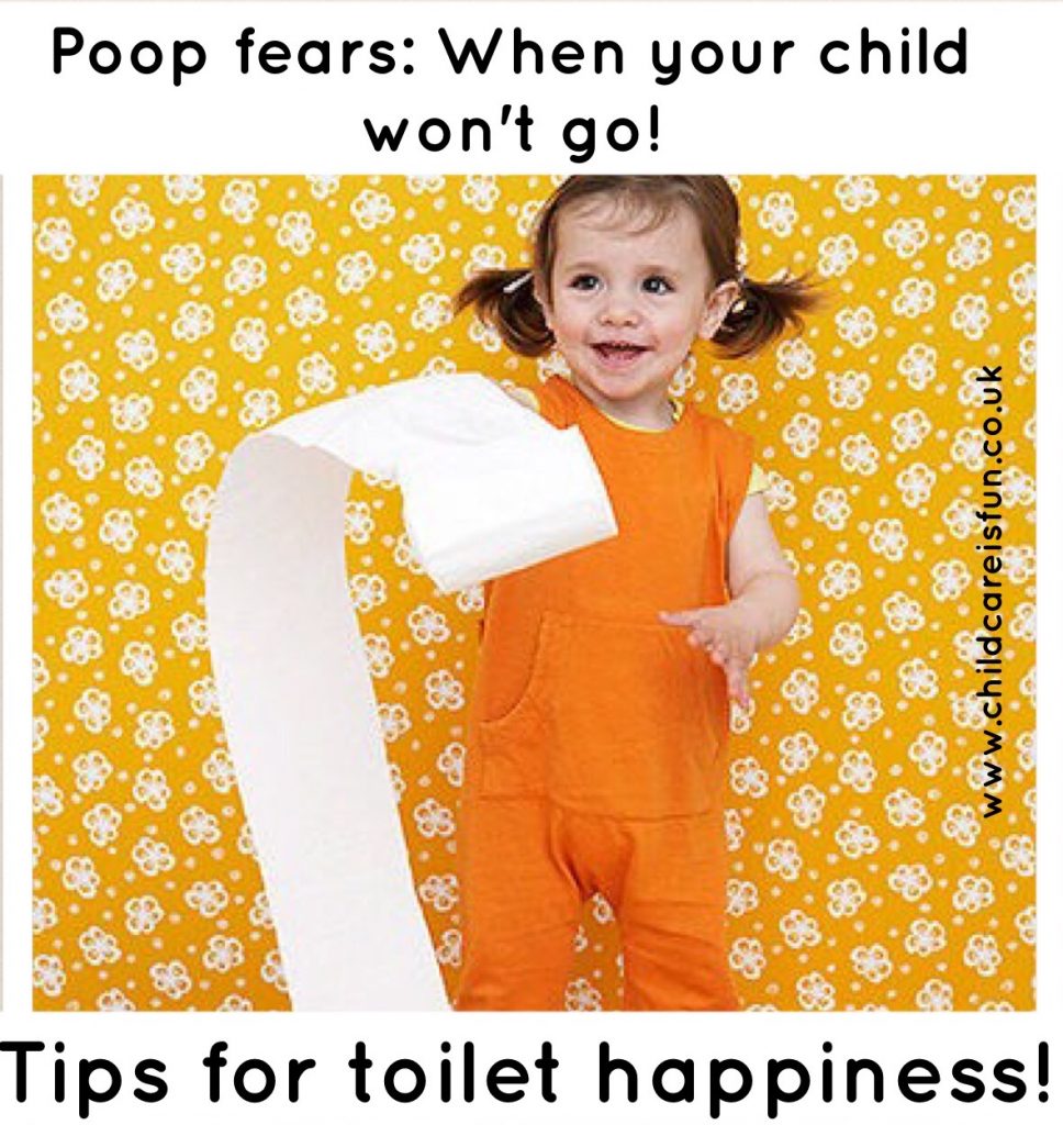 my child won't poo | child won't poo on the potty | child won't poo on the toilet